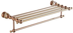 Mexen Estela törölközőtartó polc, rózsaarany - 7011520-60 (7011520-60)