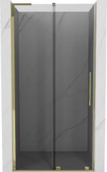 Mexen Velar L toló zuhanyajtó 120 cm, grafit, arany - 871-120-003-41-50 (871-120-003-41-50)