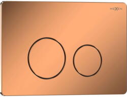 Mexen Tex 06 öblítőgomb rozsdamentes acél, fényes rózsaarany - 6106-09 (6106-09)