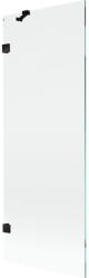 Mexen Lunar 1-szárnyú fürdőkád paraván 70 x 150 cm, átlátszó, fekete - 897-070-000-70-00 (897-070-000-70-00)
