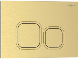 Mexen Tex 03 öblítő gomb, arany szálcsiszolt - 6103-11 (6103-11)