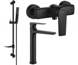 Mexen Lynx DF72 zuhanykészlet, fekete - 745914DF72-70 (745914DF72-70)