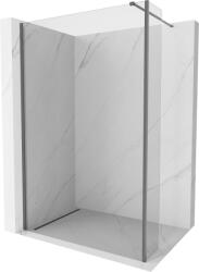 Mexen Kioto zuhanyfal, Walk-in 145 x 30 cm, átlátszó, gun metal - 800-145-212-95-00-030 (800-145-212-95-00-030)