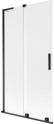Mexen Velar L kétajtós tolható zuhanyfal 100 x 150 cm, matt, fekete - 896-100-003-31-70 (896-100-003-31-70)