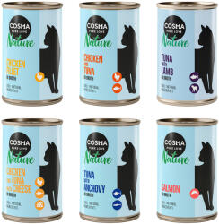 Cosma 6x140g Cosma Nature vegyesen nedves macskatáp