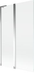 Mexen Mist L fürdőkádparaván, 2-szárnyú, 110 x 150 cm, átlátszó, króm - 8A9L-110-011-01-00 (8A9L-110-011-01-00)