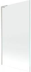 Mexen Next L fürdőkádparaván, egyszárnyú 100 x 150 cm, átlátszó, csiszolt nikkel - 895-100-000-03-00-97 (895-100-000-03-00-97)