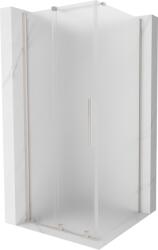 Mexen Velar toló zuhanykabin 90 x 90 cm, matt üveg, csiszolt nikkel - 871-090-090-31-97 (871-090-090-31-97)