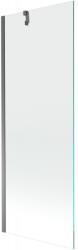 Mexen Next fürdőkád paraván 1-szárnyú 70 x 150 cm, átlátszó, gun metal - 895-070-000-00-00-95 (895-070-000-00-00-95)
