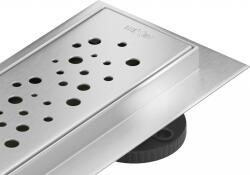 Mexen Flat 360° M12 90 cm-es forgatható vonalfejű folyóka, inox - 1021090-40 (1021090-40)