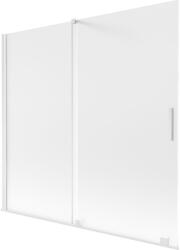 Mexen Velar kádparaván 2-szárnyú toló 170 x 150 cm, matt, fehér - 896-170-000-31-20 (896-170-000-31-20)