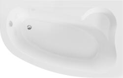 Mexen Westa sarokfürdőkád jobb 160 x 100 cm, fehér - 560116010002 (560116010002)