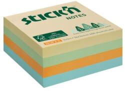 Stick`n by Hopax Bloc notes autoadeziv Stick' n Hopax 76x76mm culori pastelate mix pajiște 400 coli
