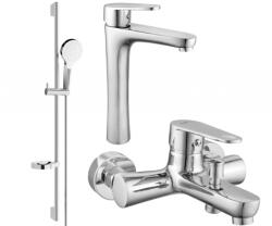 Mexen Kama DS05 fürdőkád csaptelep készlet, króm - 72513DS05-00 (72513DS05-00)