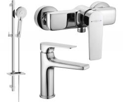 Mexen Lynx DQ40 zuhanyszett, króm - 745904DQ40-00 (745904DQ40-00)