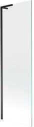 Mexen Next L fürdőkád-paraván 1 szárnyú 60 x 150 cm, átlátszó, fekete - 895-060-000-03-00-70 (895-060-000-03-00-70)