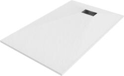 Mexen Hugo téglalap alakú SMC zuhanytálca 140 x 90 cm, fehér, fekete takaróelem - 42109014-B (42109014-B)