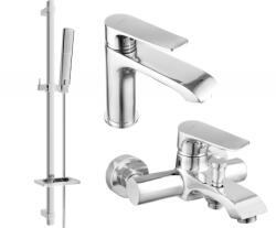 Mexen Pecos DQ72 fürdőkád készlet, króm - 72703DQ72-00 (72703DQ72-00)