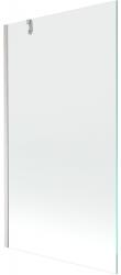 Mexen Next egy paneles fürdőkád paraván 100 x 150 cm, átlátszó, kefélt nikkel - 895-100-000-00-00-97 (895-100-000-00-00-97)