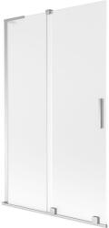 Mexen Velar L 2-paneles toló zuhanyfal 110 x 150 cm, fagyott, króm - 896-110-003-31-01 (896-110-003-31-01)