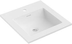 Mexen Otis 46 x 46, 5 cm-es munkalapba süllyesztett mosdókagyló, fehér matt - 25184501 (25184501)