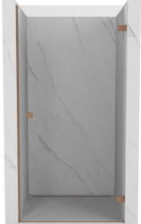 Mexen Lunar-B nyíló zuhanyajtó, jobb 80 cm, átlátszó, csiszolt réz - 832-080-000-65-00-P (832-080-000-65-00-P)