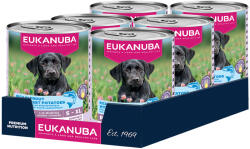 EUKANUBA 12x400g Eukanuba Puppy Rich pisztráng & édesburgonya nedves kutyatáp