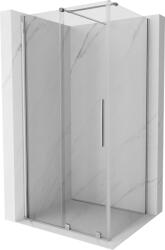 Mexen Velar 100 x 90 cm-es tolóajtós zuhanykabin, átlátszó, króm - 871-100-090-01-01 (871-100-090-01-01)
