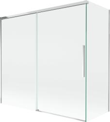 Mexen Rox 2-szárnyú, elhúzható kádparaván 170 + 80 x 150 cm, átlátszó, króm - 8C9-170-080-01-00 (8C9-170-080-01-00)