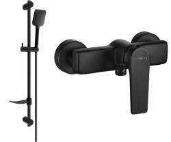 Mexen Lynx DF62 zuhanycsaptelep zuhanyszettel, fekete - 74594DF62-70 (74594DF62-70)