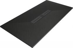 Mexen Toro téglalap alakú SMC zuhanytálca 200 x 70 cm, fekete, fekete burkolat - 43707020-B (43707020-B)