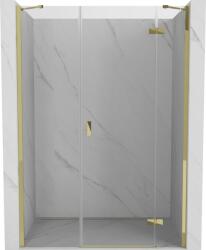 Mexen Mist-H jobb oldali zuhanyajtó 135 cm, átlátszó, arany - 8A5-135-001-50-00-P (8A5-135-001-50-00-P)