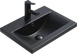 Mexen Emma pultba süllyesztett mosdókagyló 51 x 39 cm, fekete matt - 25055185 (25055185)