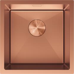 Mexen Trixo egykamrás rozsdamentes mosogató 440 x 440 mm, réz - 6413441000-65 (6413441000-65)