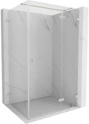 Mexen Lunar T nyíló zuhanykabin jobb 110 x 80 cm, átlátszó, csiszolt nikkel - 834T-110-080-97-00-P (834T-110-080-97-00-P)