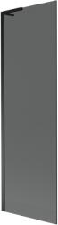 Mexen Next L egyajtós fürdőkádparaván 60 x 150 cm, grafit, fekete - 895-060-000-03-40-70 (895-060-000-03-40-70)