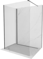 Mexen Kioto Walk-in zuhanyfal 140 x 80 cm, átlátszó, fekete - 800-140-212-70-00-080 (800-140-212-70-00-080)