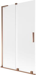 Mexen Velar L 2-szárnyas toló fürdőszobai paraván 110 x 150 cm, matt, rózsaarany - 896-110-003-31-60 (896-110-003-31-60)