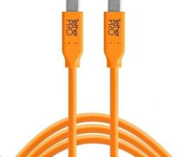 Tether Tools TetherPro USB-C -> USB-C 4.6m kábel narancssárga (CUC15-ORG) (CUC15-ORG) (CUC15-ORG)
