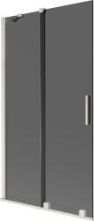 Mexen Velar 2-szárnyas tolózuhanyfal 100 x 150 cm, grafit, szálcsiszolt nikkel - 896-100-000-41-97 (896-100-000-41-97)