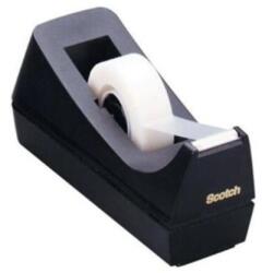 3M Dispenser de bandă adezivă Scotch Magic C-ST, 19 mm x 33 m, negru/argintiu Dispenser de bandă adezivă Scotch® C60