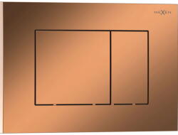 Mexen Tex 02 öblítési gomb, rózsaarany fényes - 6102-09 (6102-09)