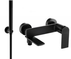 Mexen Zero R70 kádtöltő csaptelep zuhanyszettel, fekete - 7113R70-70 (7113R70-70)