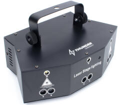Thunder Germany LSG-RGB Lézer fényeffekt + Stroboszkóp + TÁVIRÁNYÍTÓ - mkaudio
