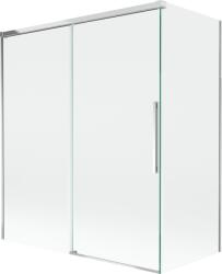 Mexen Rox kádparaván 2-szárnyú toló 140 + 70 x 150 cm, átlátszó, króm - 8C9-140-070-01-00 (8C9-140-070-01-00)