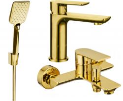 Mexen Alfa R62 fürdőkád szett, arany - 745703R62-50 (745703R62-50)