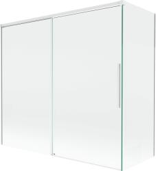 Mexen Rox 2 ajtós, toló fürdőkádparaván 170 + 80 x 150 cm, átlátszó, fehér - 8C9-170-080-20-00 (8C9-170-080-20-00)