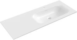 Mexen Vela pultba süllyesztett mosdó jobb 121 x 46, 5 cm, fényes fehér - 25231200P (25231200P)