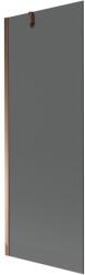 Mexen Next fürdőkád paraván 1-szárnyú 70 x 150 cm, grafit, rózsaarany - 895-070-000-00-40-60 (895-070-000-00-40-60)