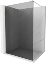 Mexen Kioto Walk-in zuhanyfal 70 x 200 cm, grafit 8 mm, kefélt nikkel - 800-070-101-97-40 (800-070-101-97-40)